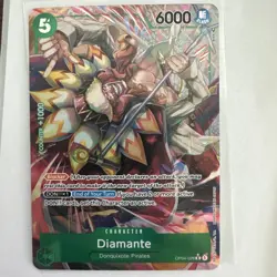 2023 One Piece Kingdoms of Intrigue Diamante Rare #OP04-028 - Image 1