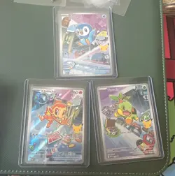 Pokemon TCG Holo Basic Lot - Piplup, Chimchar, Turtwig - 3 Cards - Image 1