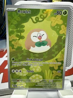 Mega Evolution: Perfect Order Rowlet 90/88 Illustration Rare Pokemon Card - NM - Image 1