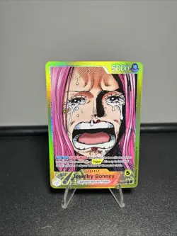 One Piece TCG OP13-100 Jewelry Bonney Alt Art Leader AA Card Game CCG English NM - Image 1