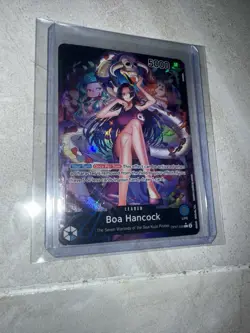 One Piece TCG Boa Hancock Alt Art Card OP07-038 English - Image 1