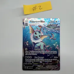 Vaporeon VMAX SWSH182 SWSH: Sword & Shield Promo Cards Holo - Image 1