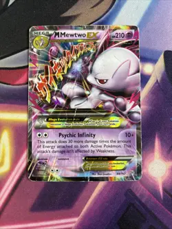 Mega Mewtwo EX - 64/162 - Pokemon Breakthrough XY Ultra Rare Card DMG - Image 1