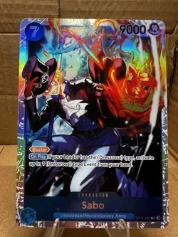 Sabo Adventure On Kami's Island #OP15-046 Super Rare One Piece Card - Image 1