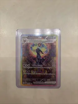 Pokemon TCG Umbreon EX Prismatic Evolutions Card 161/131 tiny knick top left - Image 3