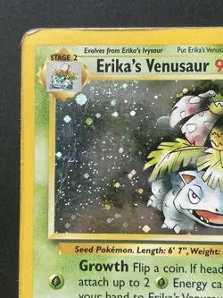 Erika's Venusaur 4/132 Holo Rare - Gym Heroes - Vintage Pokemon Card - HP - Image 2