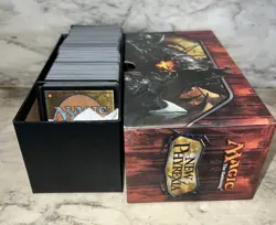 Magic the Gathering Deckmaster Mixed 400+ Card Lot W/ New Phyrexia Storage Box - Image 1