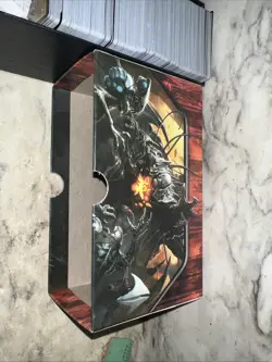 Magic the Gathering Deckmaster Mixed 400+ Card Lot W/ New Phyrexia Storage Box - Image 2