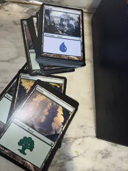 Magic the Gathering Deckmaster Mixed 400+ Card Lot W/ New Phyrexia Storage Box - Image 5