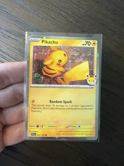 Pikachu (Pokemon Day 2026) Common Miscellaneous Cards & Products 051/162 NM - Image 3