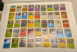 2020 Pokemon TCG Trading Card Lot 45 Cards Holos - Image 1