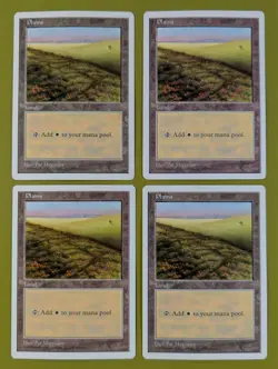 Plains (431) x4 Fifth Edition 5th 4x Magic the Gathering MTG White Border - Image 1