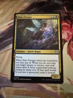 Halo Forager 139 Uncommon Commander: Wilds of Eldraine Magic: The Gathering NM - Image 1