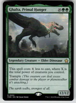 Ghalta, Primal Hunger Normal R Foundations 222 NM - Image 1