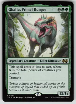 Ghalta, Primal Hunger (Anime) Normal R Foundations Jumpstart 77 NM - Image 1