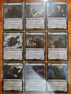 9x Nazgul / Nazgul *Full Set* *Non Foil* - Full Set - LOTR - MTG - See Pics - Image 1