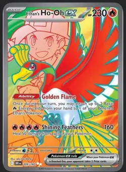 Pokemon TCG Ethan's Ho-Oh EX Sir Destined Rivals - Image 1