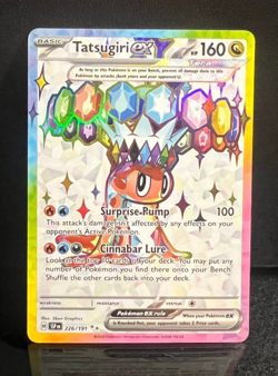 Tatsugiri EX 226/191 Surging Sparks Ultra Rare Full Art Pokemon TCG Card NM - Image 1