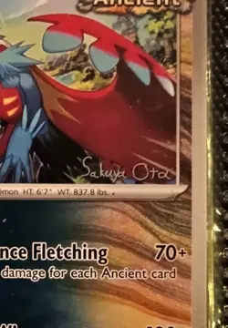 Pokemon TCG Roaring Moon World Championship 2024 Stamped Promo Sakuya Ota - Image 3