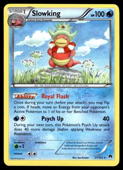 Slowking 21/122 Holo Rare BREAKpoint Pokemon NM/M - Image 1