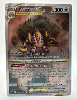 Regigigas VSTAR GG55/GG70 Crown Zenith Galarian Gallery Pokemon NM - Image 1
