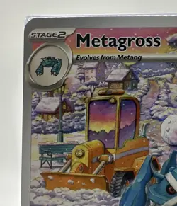 Pokemon Metagross 178/162 SV05 Temporal Forces Illustration Rare Holo 180 HP - Image 2