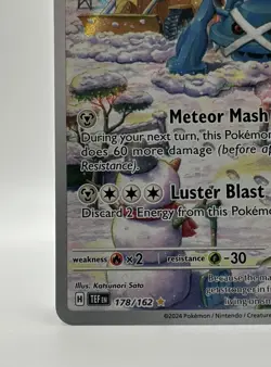 Pokemon Metagross 178/162 SV05 Temporal Forces Illustration Rare Holo 180 HP - Image 5