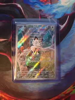 Pokemon Meowth 106/094 Phantasmal Flames – IR (Illustration Rare) 🔥🔥 - Image 1
