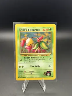 Pokemon TCG Erika's Bellsprout Gym Heroes 75/132 Regular Unlimited Common NM/Lp - Image 1