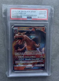 PSA 10 Charizard GX 2019 Pokemon Detective Pikachu #SM195 - Image 1