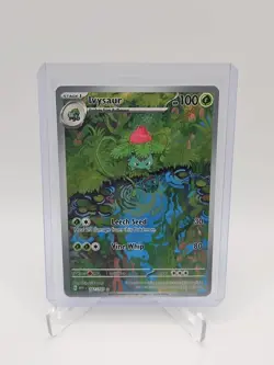Ivysaur #167/165 MEW Pokemon 151 IR Illustration Rare Holo NM English - Image 1