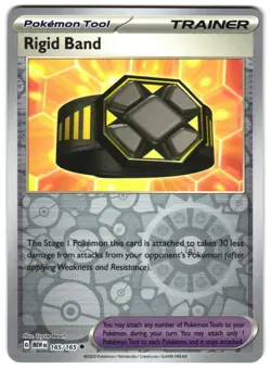 Rigid Band 165/165 Reverse Holo SV: Scarlet & Violet 151 Pokemon TCG - Image 1