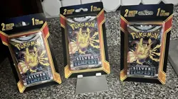 SEALED 2 Pk Pokemon Silver Tempest Sword & Shield With 1 Bonus V or GX Card - Image 4