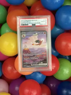 2023 POKEMON MEW EN-151 SPECIAL ILLUSTRATION RARE #199 CHARIZARD EX PSA 10 - Image 1