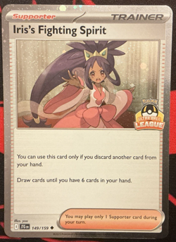 Pokemon Iris’ Fighting Spirit 149/159 Ultra Ball League SEA Stamp Promo - Image 1