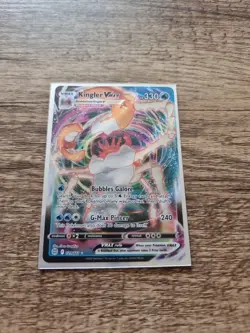 Pokemon TCG Kingler VMAX Sword & Shield: Brilliant Stars 029/172 Ultra Rare - Image 1