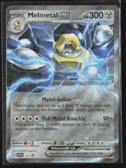 Melmetal ex 104 Holo Promo Scarlet & Violet Promo Pokemon Holo Lightly Played - Image 1