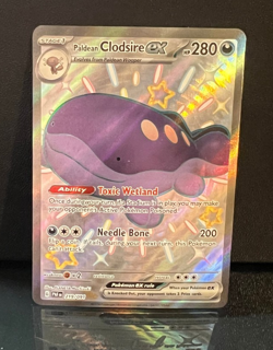 Pokemon Paldean Clodsire ex - Shiny Ultra Rare SV: Paldean Fates 219/091 NM - Image 1