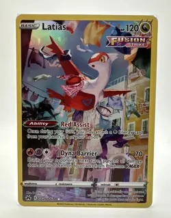 Latias Ultra Rare Holo GG20/GG70 Crown Zenith Galarian Gallery Pokemon TCG, NM - Image 1