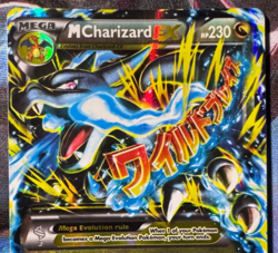 Pokemon Mega M Charizard EX 69/106 Flashfire Holo Ultra Rare XY WOTC - Image 1