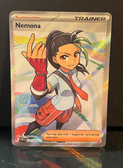 Pokemon TCG Nemona Scarlet & Violet: Paldean Fates 229/091 Holo Ultra Rare - Image 1