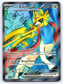 Hop's Zacian ex 176/159 Ultra Rare Journey Together Pokemon Near Mint - Image 1