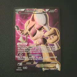 Pokemon TCG Alakazam EX 117/124 Fates Collide Ultra Rare Full Art Holo Basic - Image 1