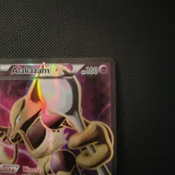 Pokemon TCG Alakazam EX 117/124 Fates Collide Ultra Rare Full Art Holo Basic - Image 3