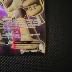 Pokemon TCG Alakazam EX 117/124 Fates Collide Ultra Rare Full Art Holo Basic - Image 4