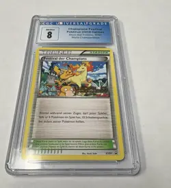 GERMAN CHAMPIONS FESTIVAL POKEMON TCG WORLD CHAMPIONSHIP 2015 XY91 CGC 8 - Image 1