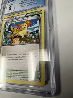 GERMAN CHAMPIONS FESTIVAL POKEMON TCG WORLD CHAMPIONSHIP 2015 XY91 CGC 8 - Image 3