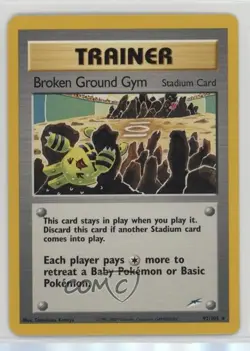 Broken Ground Gym Pokemon Neo Destiny #92 2002 - Image 1