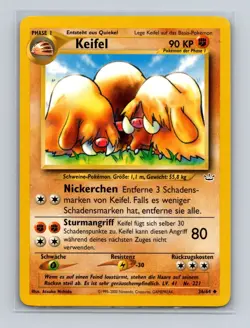 Pokemon Card Keifel (German Piloswine) 36/64 Neo Genesis Set - Image 1