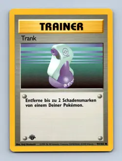 Potion Pokemon Card German Base Set #94/102 1st Edition LP/MP - Image 1